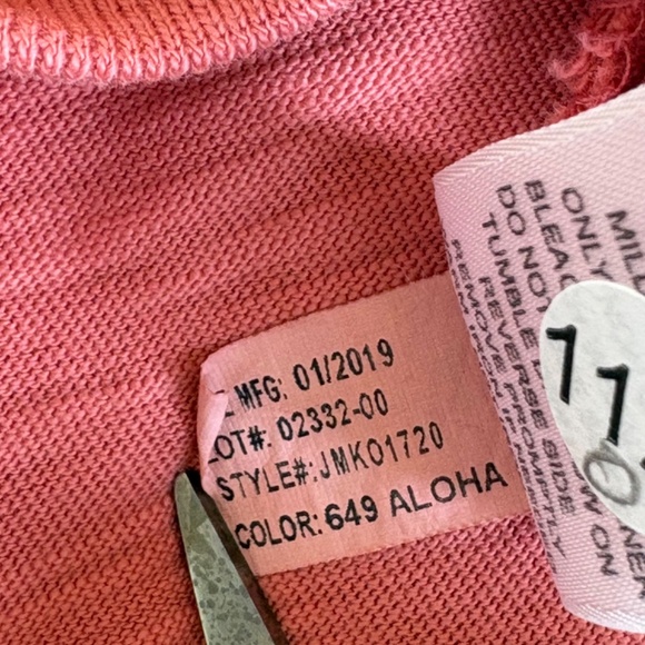 Johnnie-O Keane quarter zip pullover Large red/pink - Picture 12 of 14